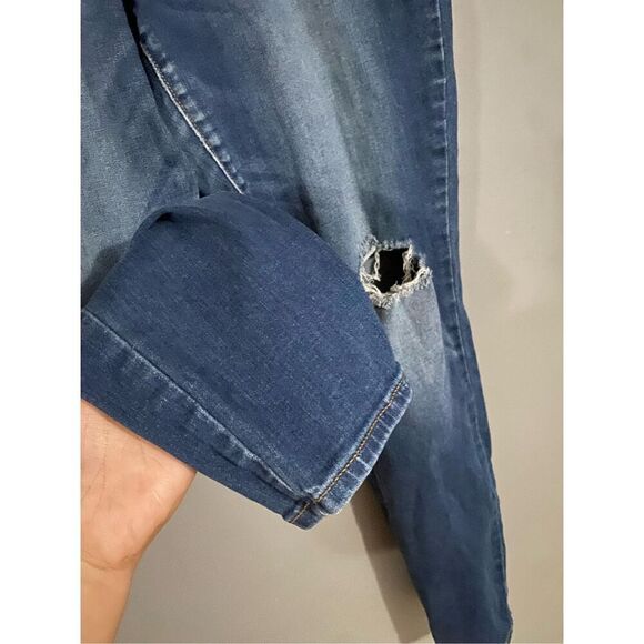 Old Navy Medium Wash Mid Rise Skinny Jeans Size 14 - Picture 3 of 6